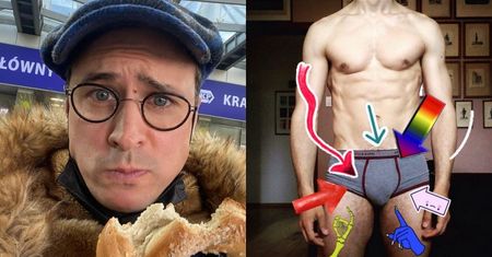 Mateusz Damięcki odpowiada internautce ZGORSZONEJ wyznaniem, że "wyczuł coś na jądrze" (FOTO)