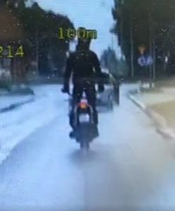 Motocyklista-akrobata zatrzymany przez policję. Mandat był srogi