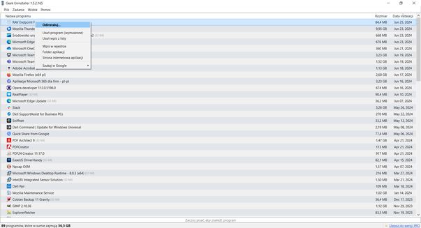 Geek Uninstaller