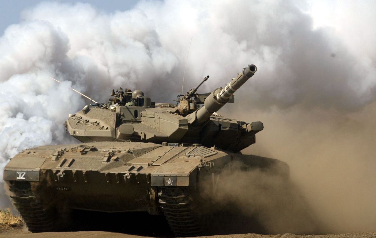 Israeli tank Merkava - illustrative photo