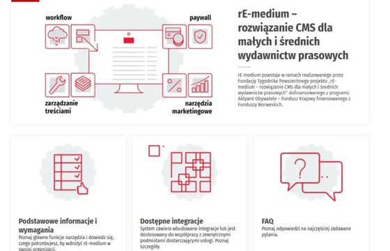 Fundacja Tygodnika Powszechnego z darmowym CMS dla małych wydawców
