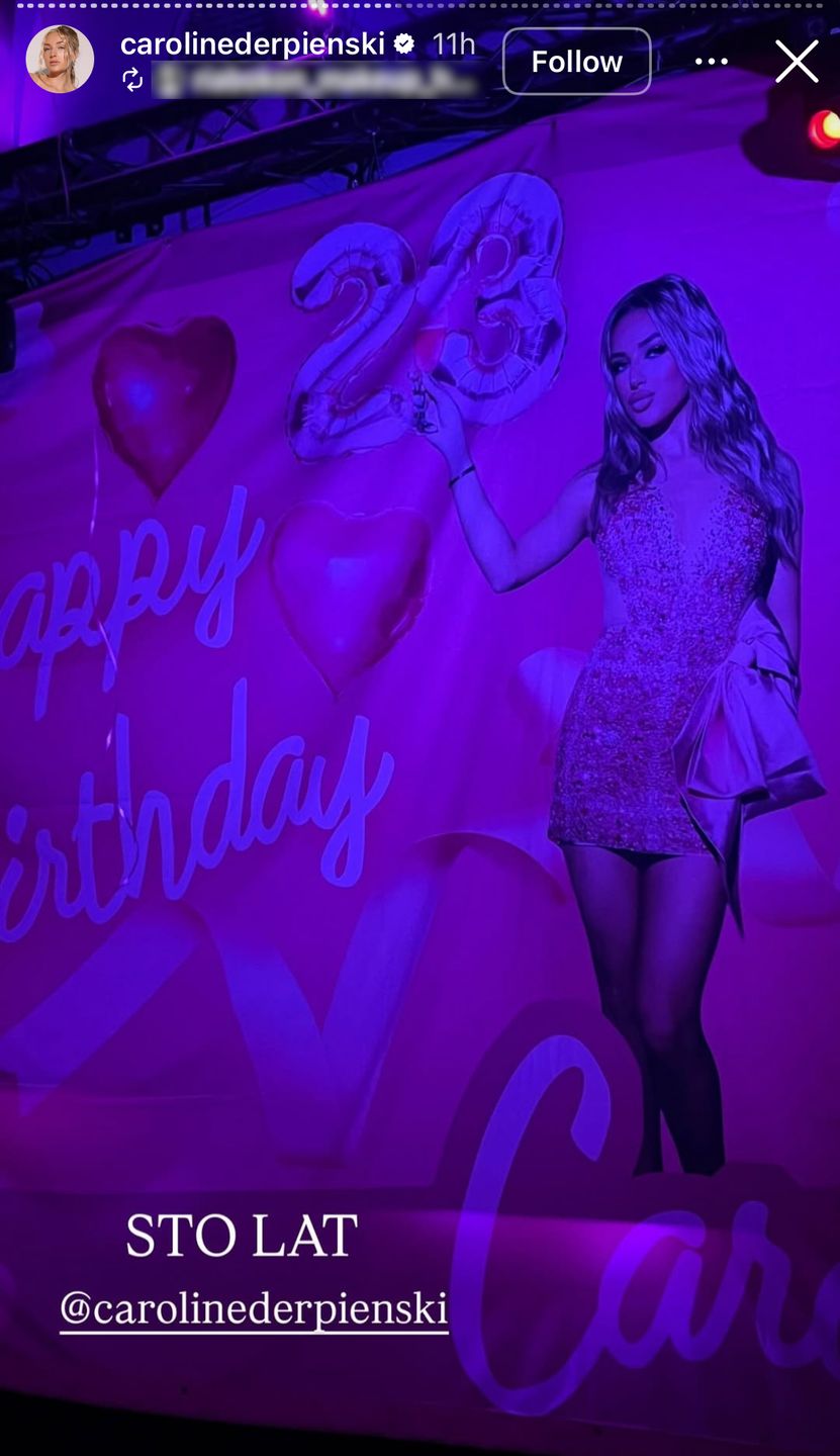 23. urodziny Caroline Derpienski