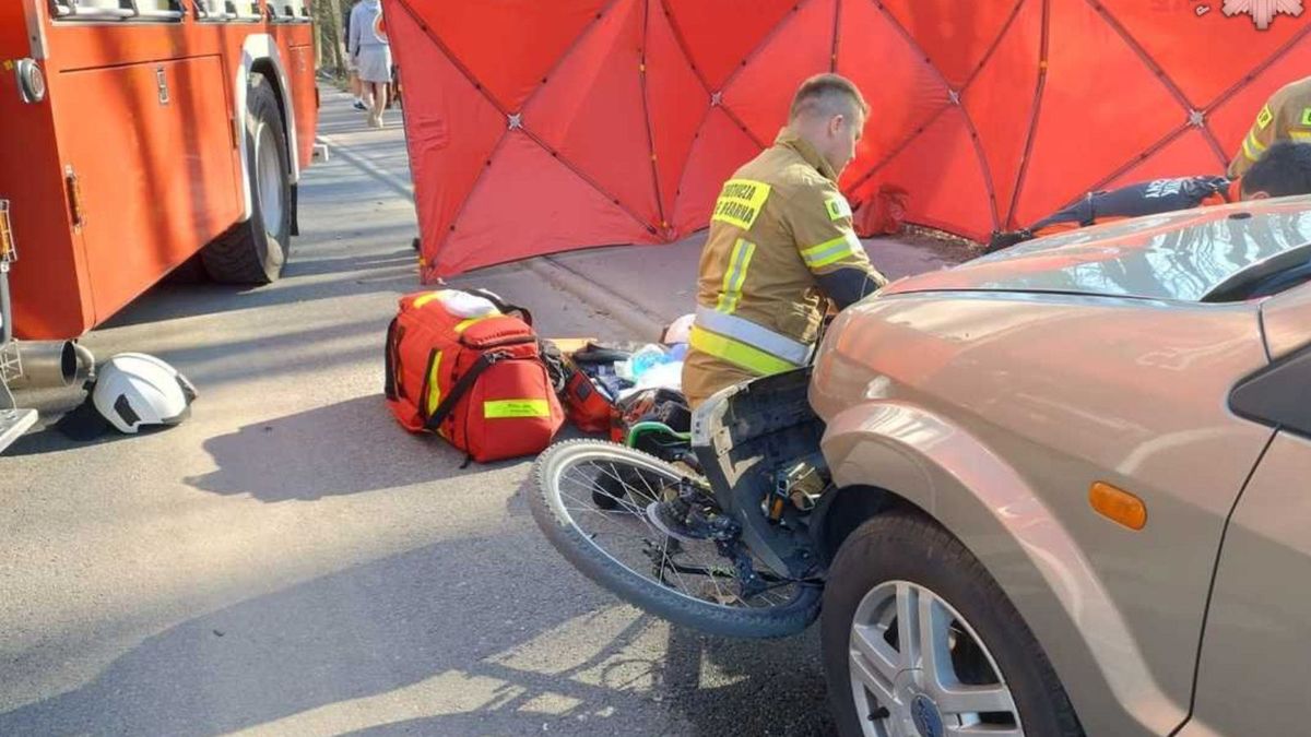 Wypadek w Gorzycach. 11-latek trafił do szpitala
