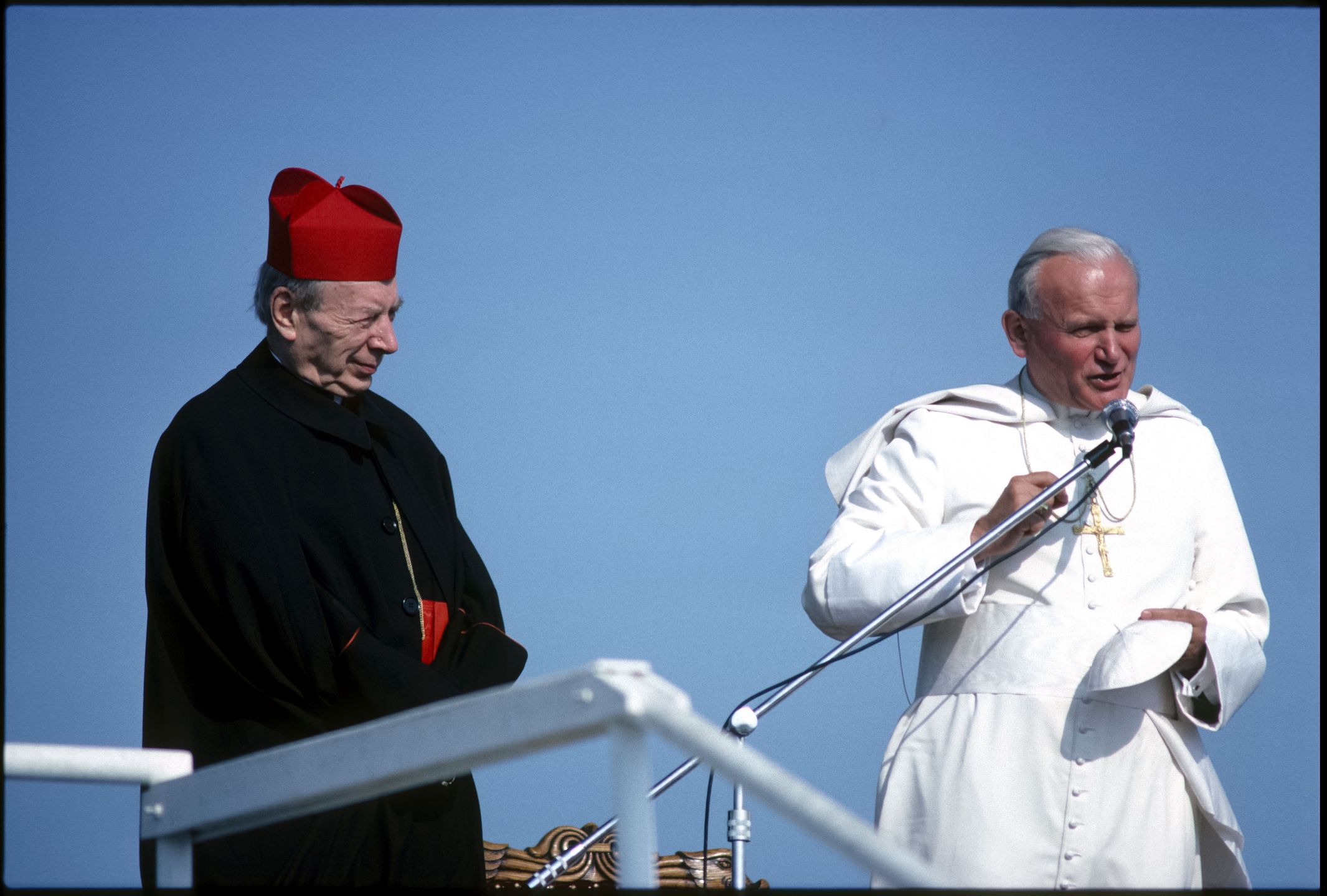 kardynał Stefan Wyszyński, papież Jan Paweł II