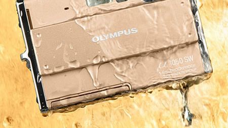 ...oraz złoty Olympus Mju 1050 SW 1
