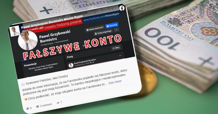 Oszuści podszywali się pod burmistrza. Zachęcali do kupna kryptowalut