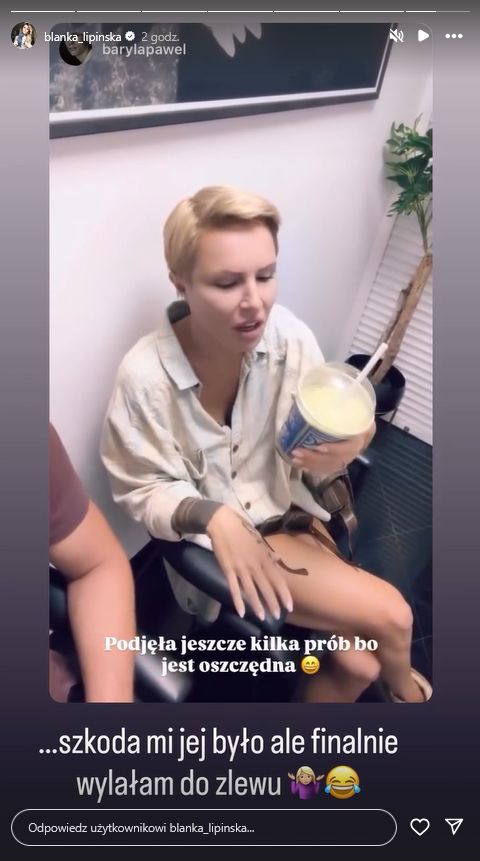 Blanka Lipińska testuje matchę