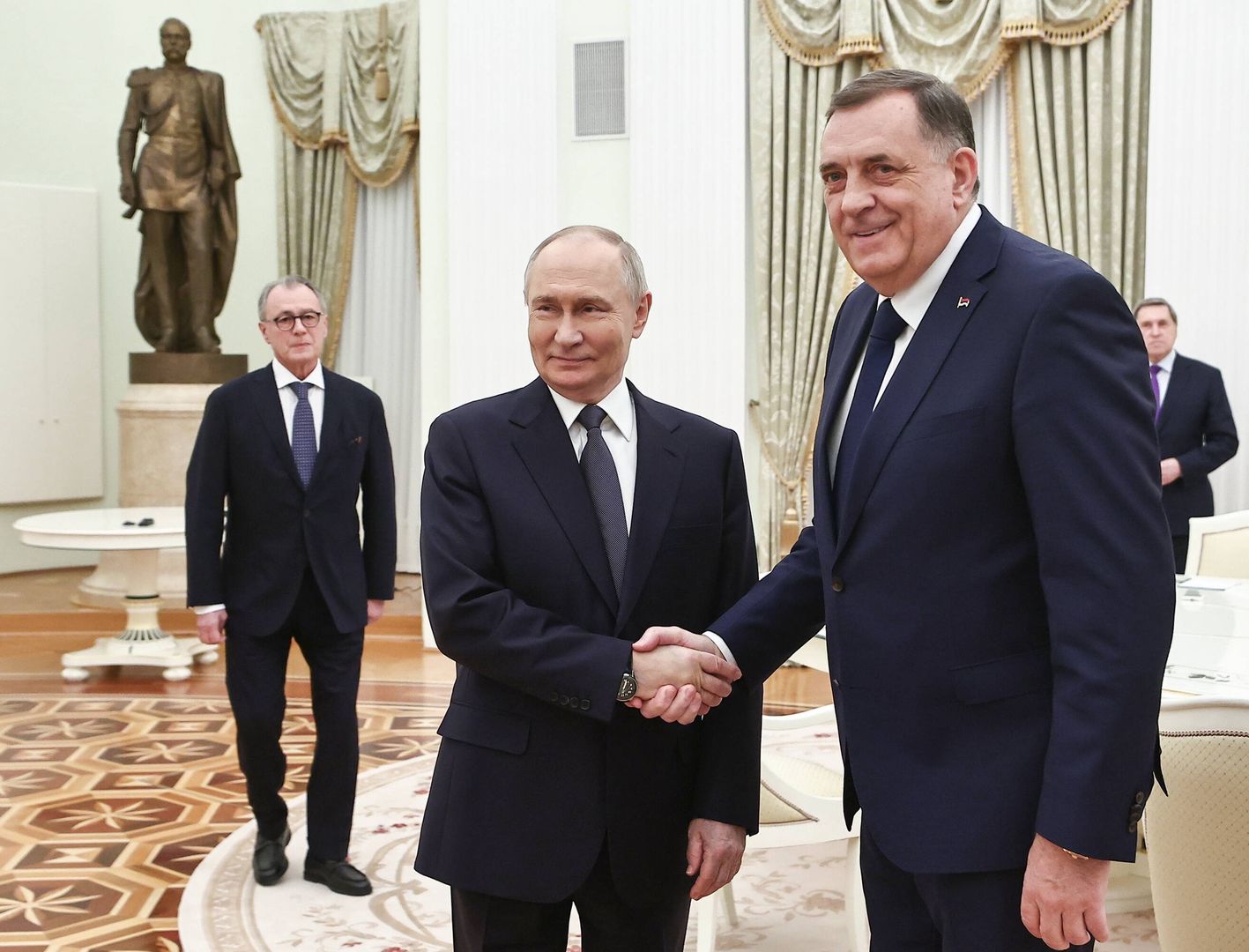 Władimir Putin i Milorad Dodik