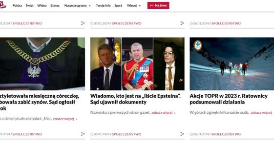 Ze stron TVP znikają artykuły. "Działanie jak z Orwellowskiego Ministerstwa Prawdy"
