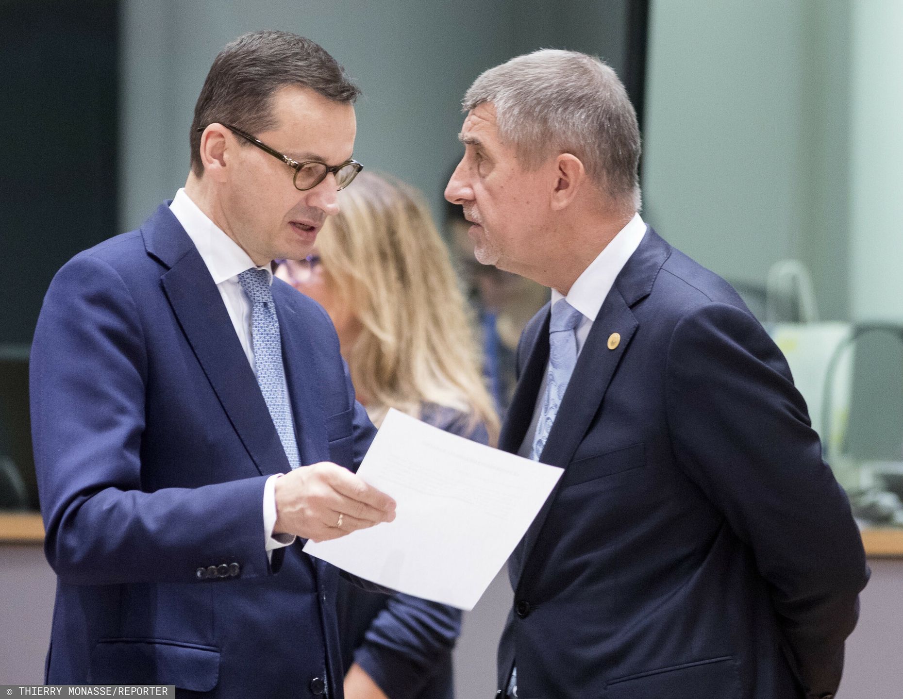 Mateusz Morawiecki z premierem Czech Andriejem Babisem