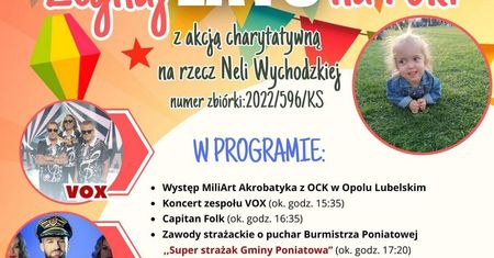 Pożegnanie Lata w Poniatowej 2023. Wstąpią: Capitan Folk, VOX, Feelozof