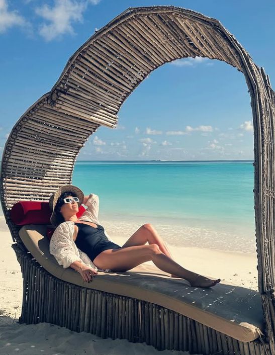 Natalia Kukulska na plaży