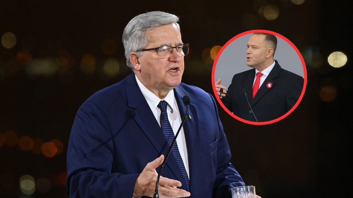 Bronisław Komorowski mówił o Karolu Nawrockim