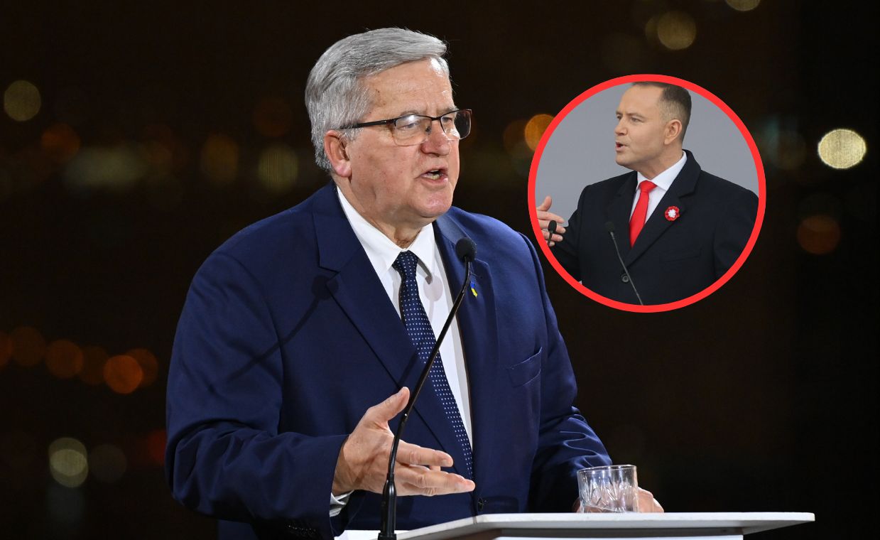 Komorowski o zapowiedziach Nawrockiego.  Ocenił, na czym mu zależy