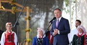 Andrzej Duda na dożynkach w Zbylitowskiej Górze. Podziękowania rolnikom