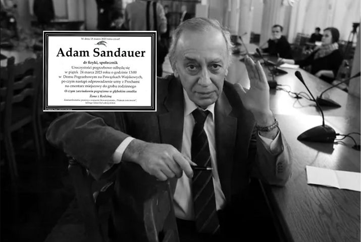 Pogrzeb Adama Sandauera. Rodzina ma specjalną prośbę
