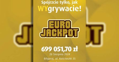 Szczęśliwiec z Biłgoraja wygrał prawie 700 tysięcy zł w Eurojackpot. Wiemy, w której kolekturze Lotto padła wygrana