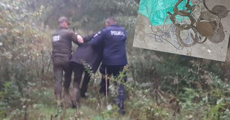 Para złapana w lesie na gorącym uczynku. Tłumaczyli, że zbierają grzyby