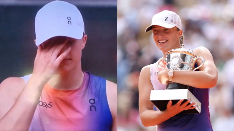 Iga Świątek nie mogła powstrzymać łez