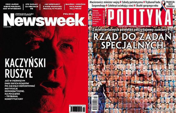 „Newsweek” po dużym wzroście wyprzedził „Politykę” i „Gościa Niedzielnego”, „Wprost” mocno w dół