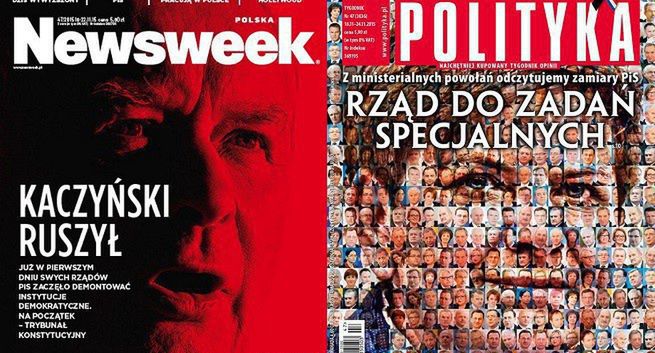 „Newsweek” po dużym wzroście wyprzedził „Politykę” i „Gościa Niedzielnego”, „Wprost” mocno w dół
