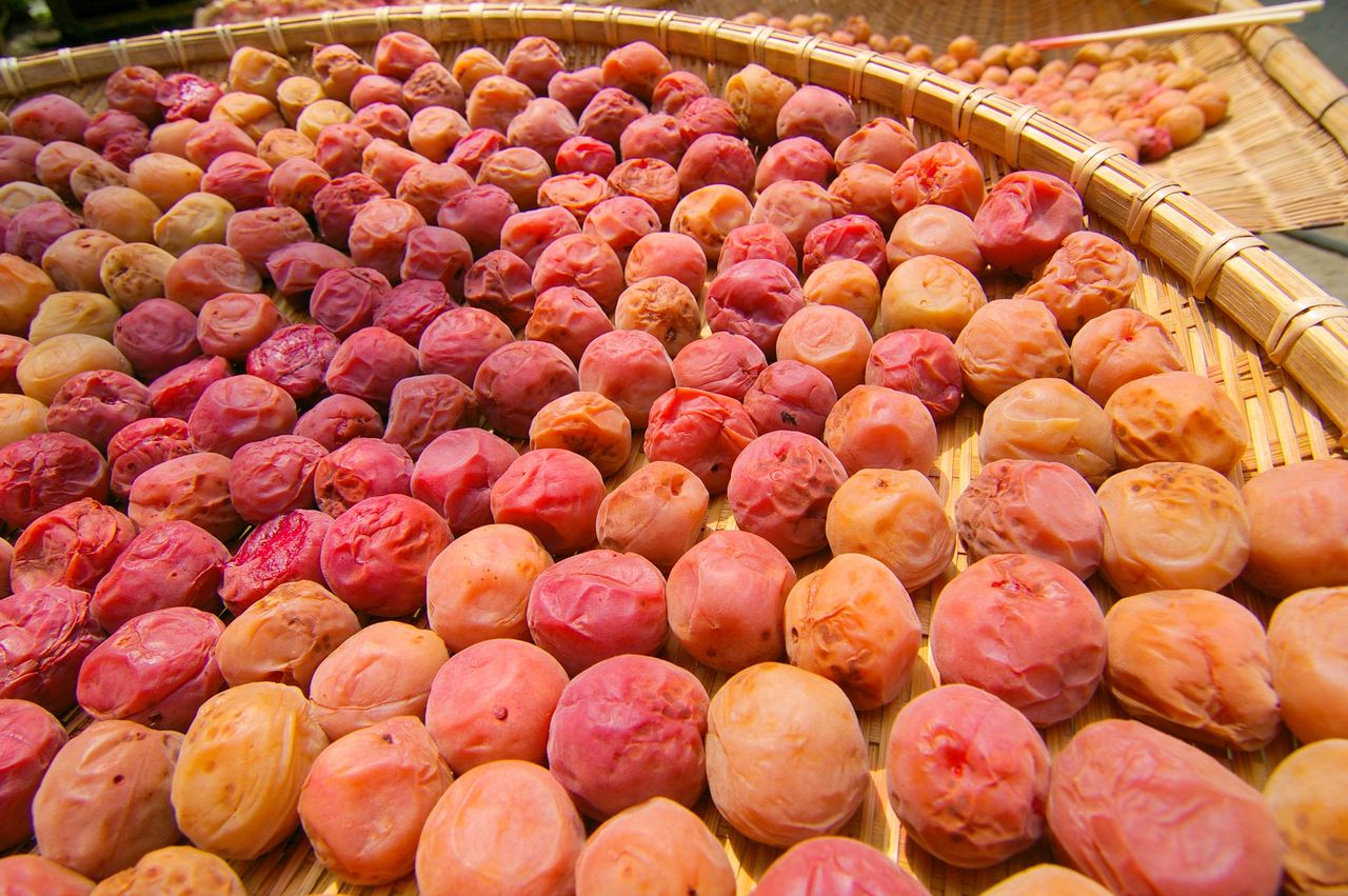 Umeboshi plums