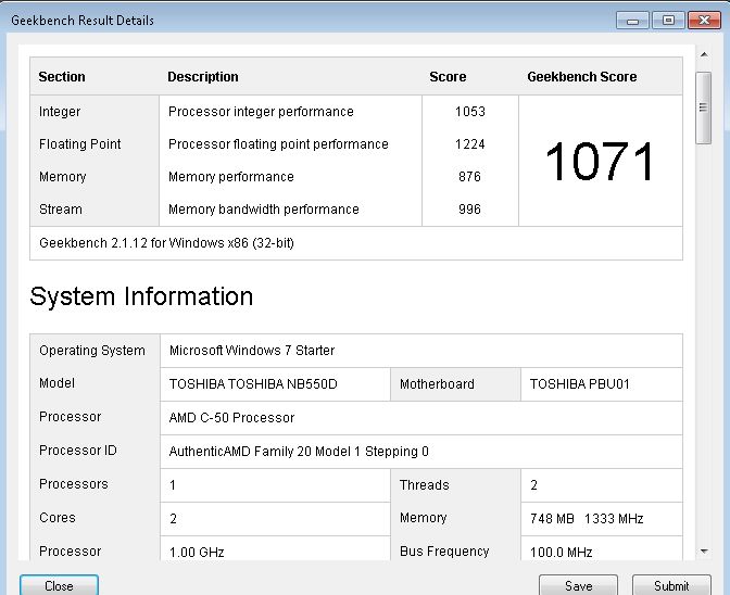 Toshiba NB550D - multimedialny maluch [test cz. 2] 8