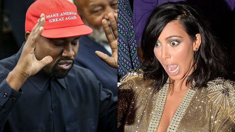 Kim Kardashian "JEST WŚCIEKŁA" na męża: "Była w szoku, gdy usłyszała słowa Westa na wiecu"