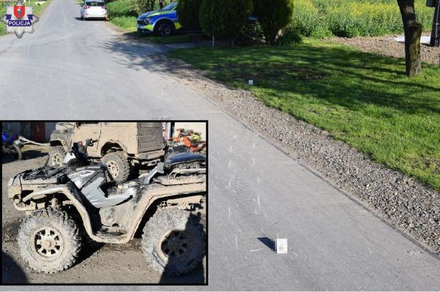 Wypadki z udziałem kierujących quadami. Dwaj mężczyźni trafili do szpitala (zdjęcia)
