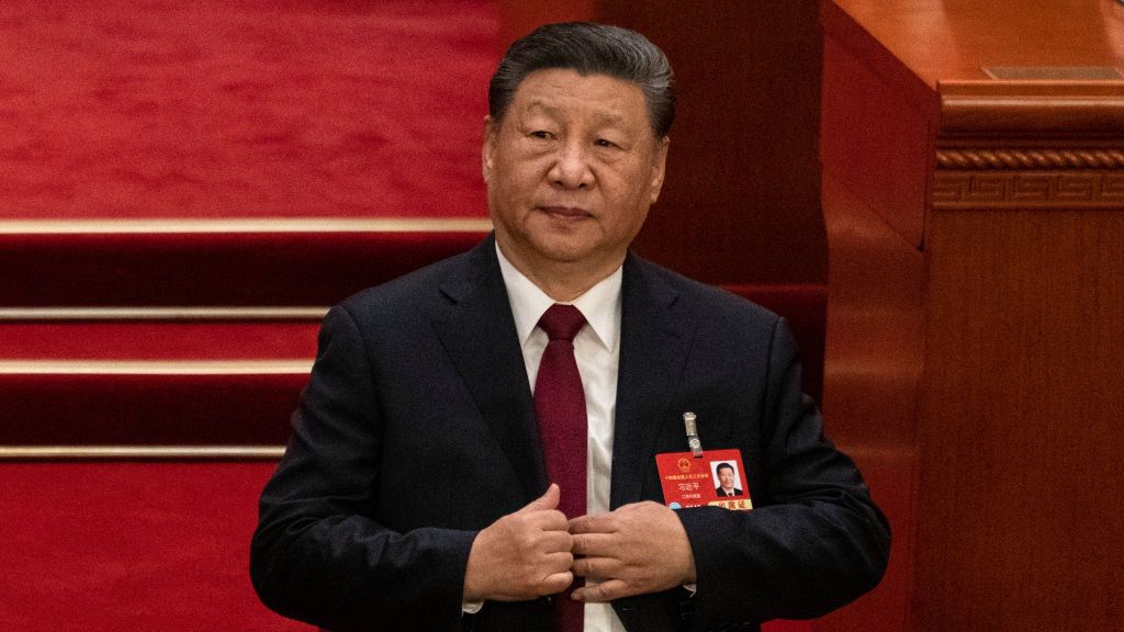 China's Leadership Holds Annual Two Sessions Political Meetings - NPC
BEIJING, CHINA - MARCH 5: Chinese President Xi Jinping adjusts his jacket as he listens at the opening session of the National People's Congress, or NPC, at the Great Hall of the People on March 5, 2025 in Beijing, China. China's annual political gathering known as the Two Sessions will convene leaders and lawmakers to set the government's agenda for domestic economic and social development for the year. (Photo by Kevin Frayer/Getty Images)
Kevin Frayer
bestof, topix