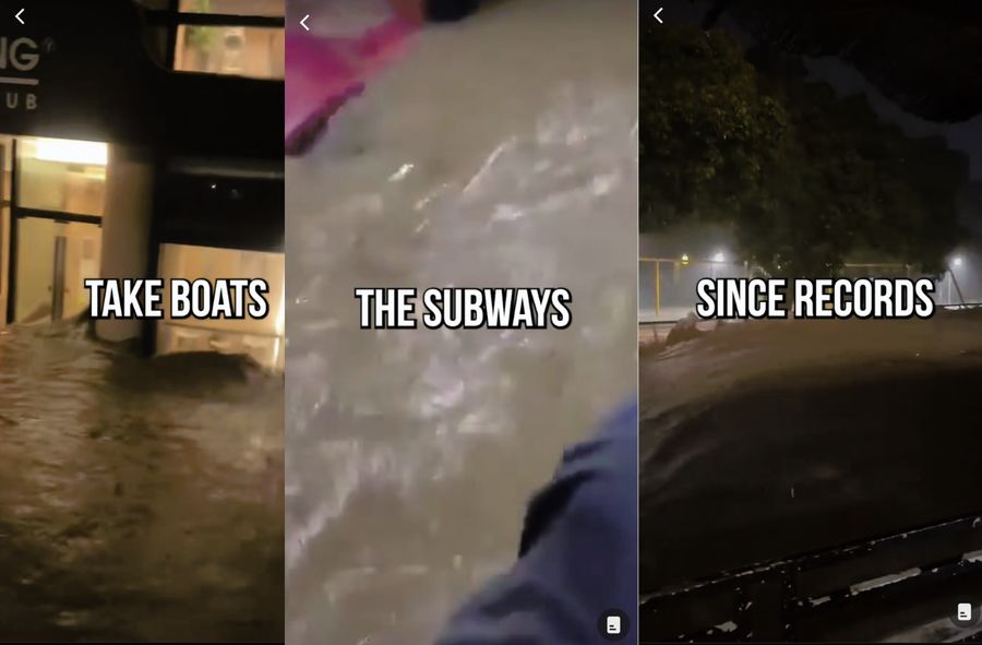 Hongkong pod wodą. Gigantyczne ulewy zniszczyły miasto