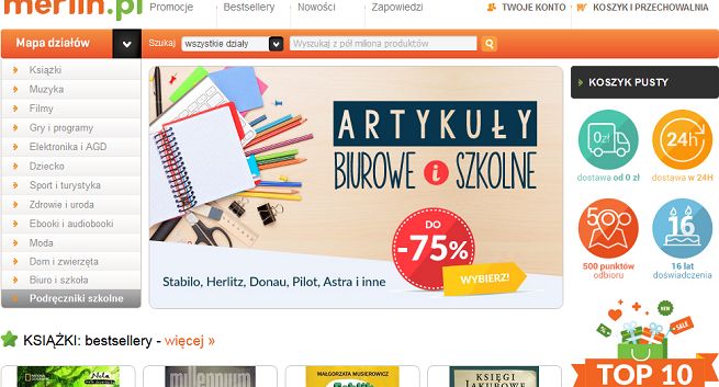 Merlin.pl wstrzymał sprzedaż i zwolni ponad 100 pracowników, cięcie kosztów przez nowego operatora