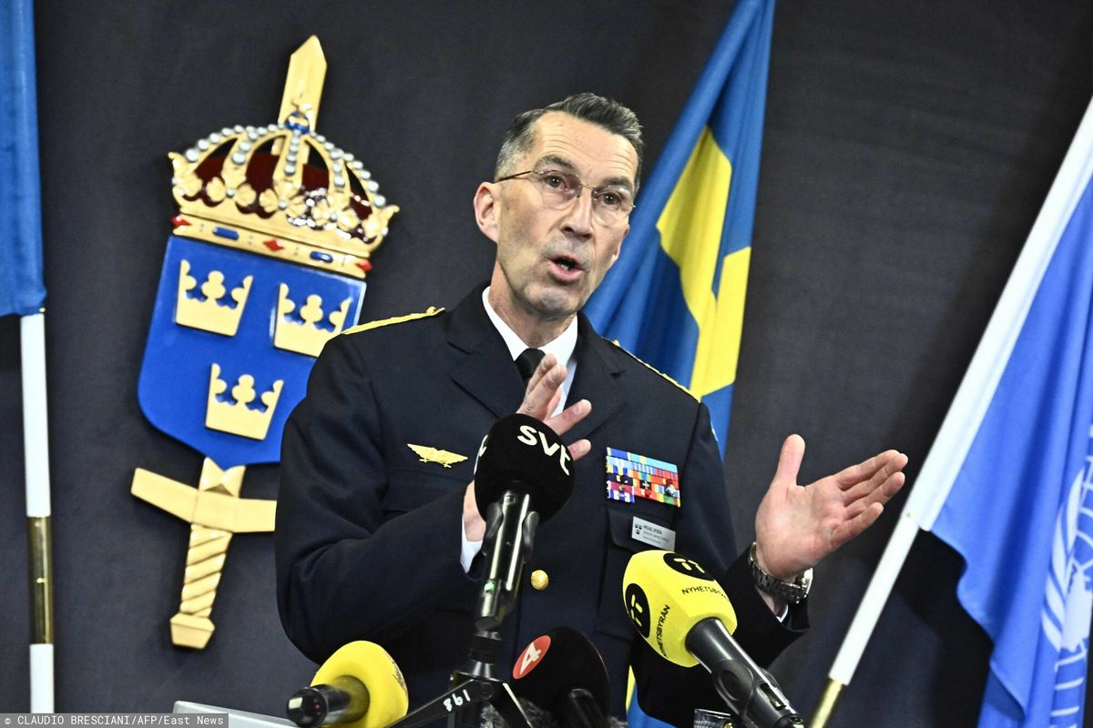 Głównodowodzący Szwedzkich Sił Zbrojnych Micael Byden