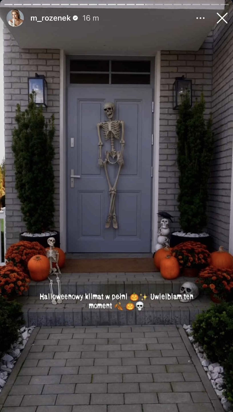 Dom Małgorzaty Rozenek-Majdan na Halloween