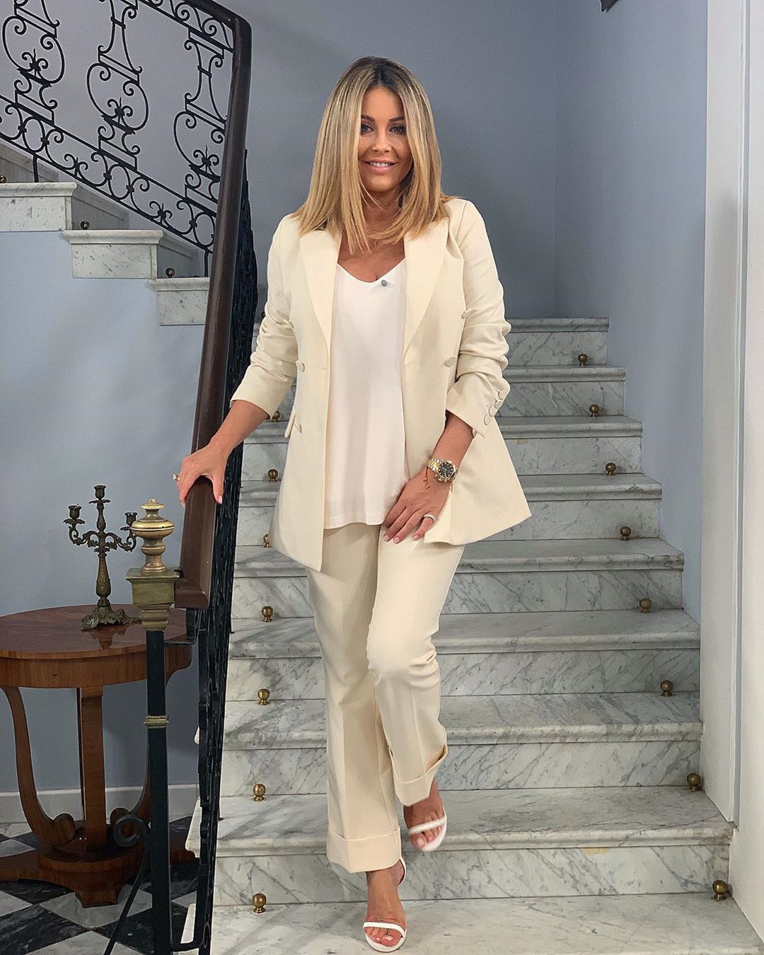 Małgorzata Rozenek na planie "Projekt Lady"