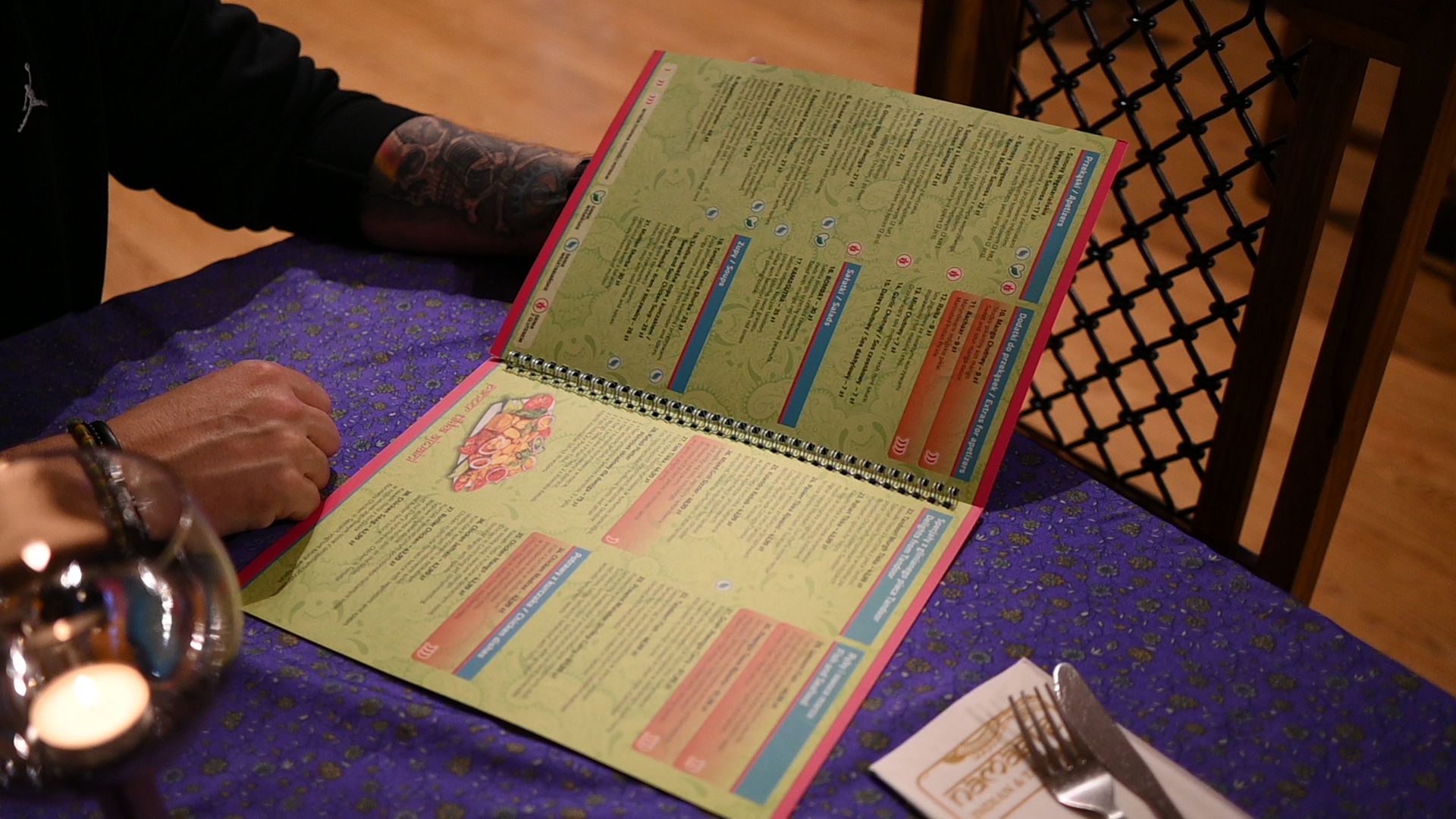 Menu w restauracji po rewolucjach