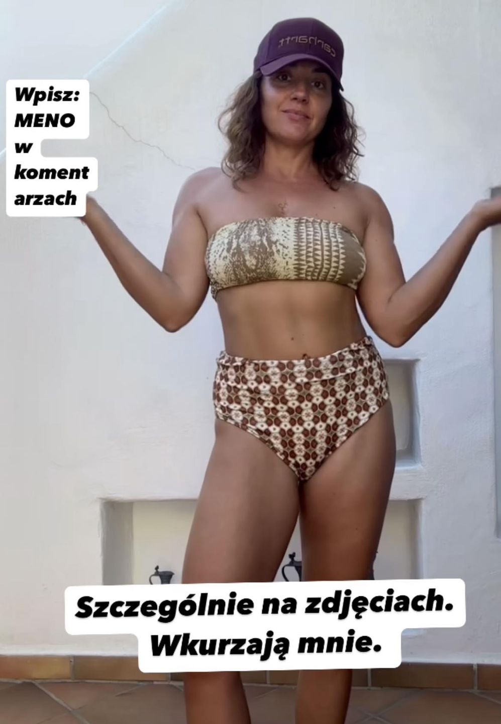 Naturalna żona Marcina Prokopa eksponuje ciało w bikini