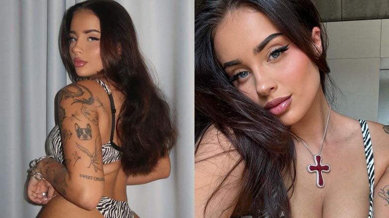 Półnaga Fagata zapozowała z krzyżem