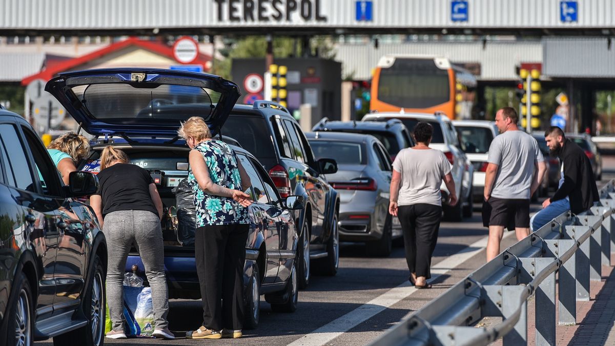 Przejście graniczne z Białorusią w Terespolu