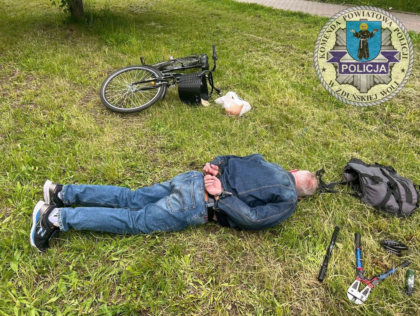 Zastawili pułapkę na złodzieja rowerów. Złapali go na gorącym uczynku