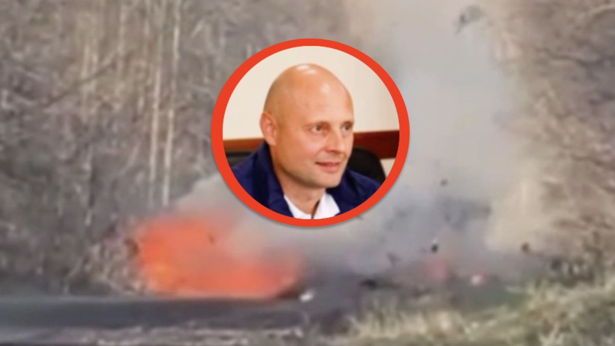 Moment eksplozji samochodu