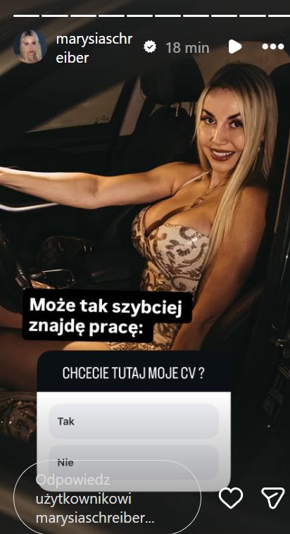 Marianna Schreiber dalej szuka pracy