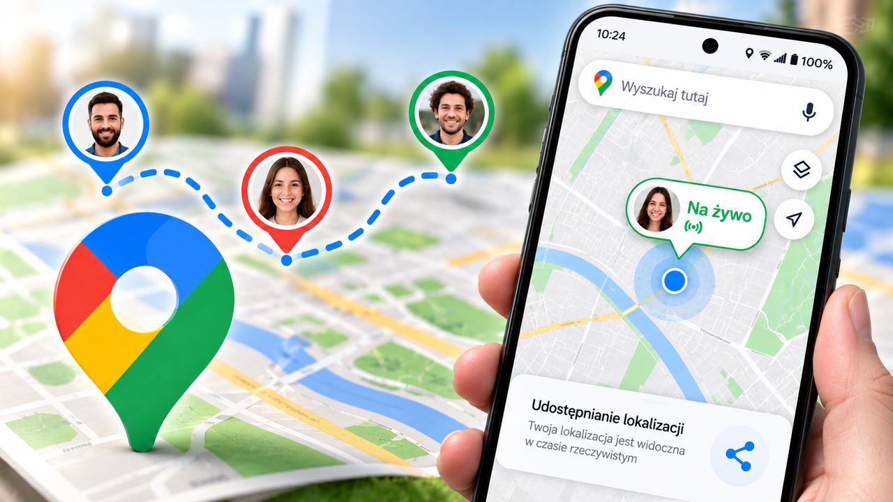Mapy Google: Jak udostępnić lokalizację na żywo w telefonie?