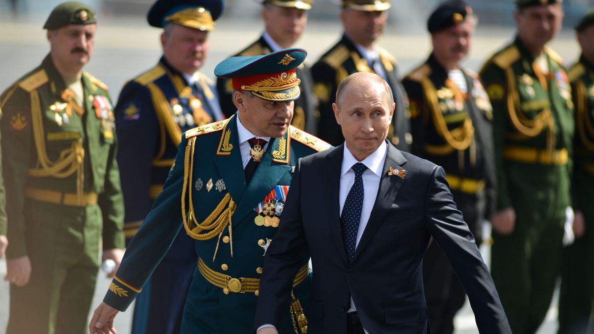 Parada na placu czerwonym
Moskwa (Rosja), 09.05.2015. 70. rocznica zwyciestwa, parada na Placu Czerwonym; n/z ministr obrony Siergej Szojgu i Wladimir Putin.,Image: 428561917, License: Rights-managed, Restrictions: , Model Release: no, Credit line: Aleksiej Witwicki / Forum
Aleksiej Witwicki / Forum
Putin, Rosja, Szojgu, armia, czerwony, defilada, dzien zwyciestwa, moskwa, parada, plac, prezydent, rocznica, wojsko, wojskowie, zolnierze, wojskowosc, militaria, sprzed, bron, uzbrojenie, swieto, rocznica zakonczenia, rocznica zakonczenia drugiej wojny swiatowej, plac czerwony, zolnierz, category_code_def, category_code_evt