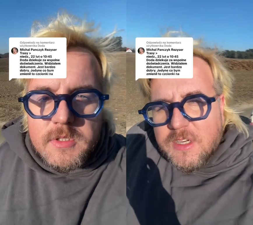 Michał Pańszczyk porównuje dokumenty Dody i Edyty Górniak