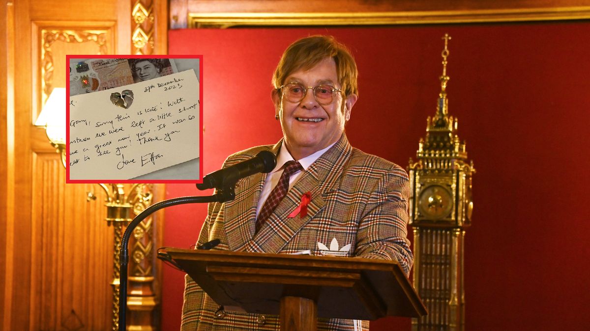 Na zdjęciu: Elthon John: