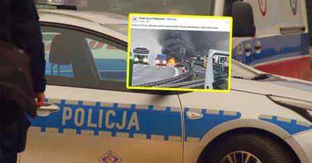 Jechał pod prąd S19. Tragedia na Podkarpaciu. Całkowita blokada drogi