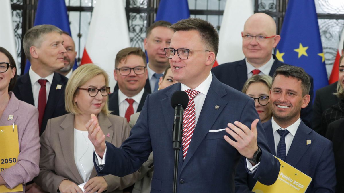 Szymon Ho�ownia
Tomasz Gzell
koalicja, konferencja prasowa, polityk polityka, Polska 2050, Sejm, Trzecia Droga