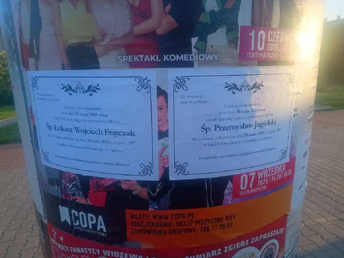 Na słupach w Zgierzu zawisły nekrologi. "Odebrałem kilka telefonów z pytaniem, czy żyję"