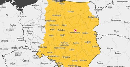 Polska niemal cała na żółto. IMGW wydało ostrzeżenia
